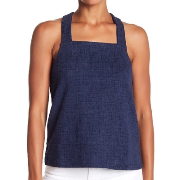 Madewell Apron Cross-Back Tank - Picture 3 of 15